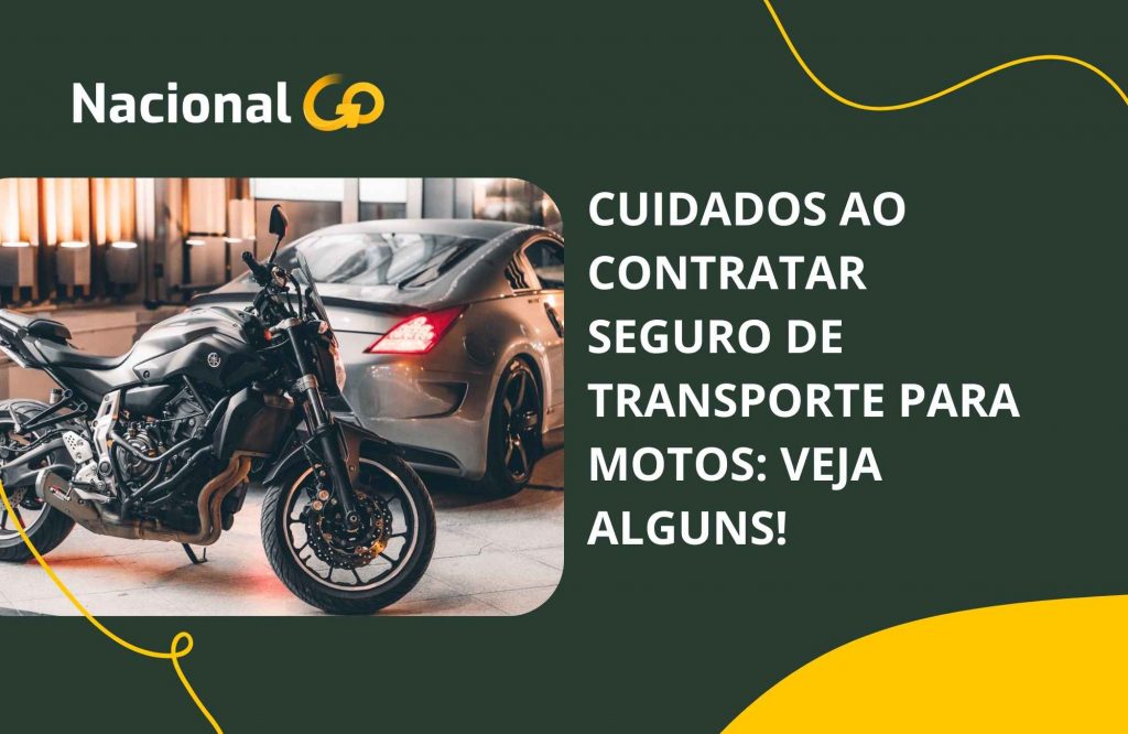 Cuidados ao contratar seguro de transporte para Motos: veja alguns!