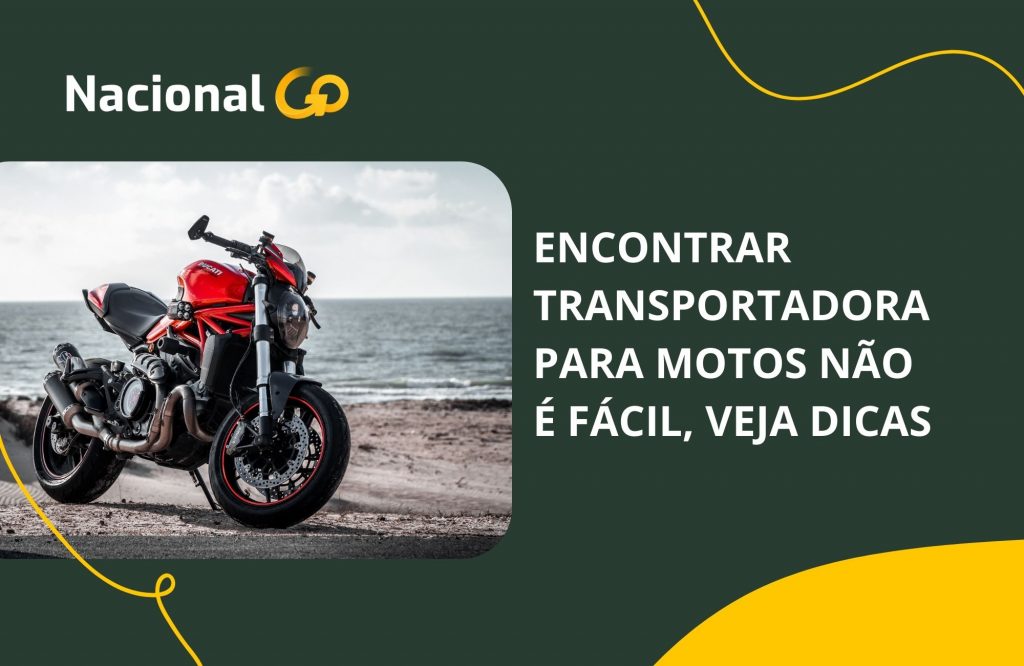 cuidados ao contratar transportadora para motos