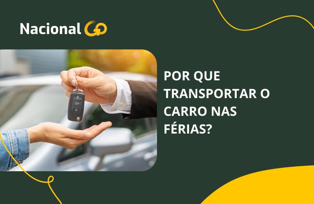 por que transportar o carro nas férias