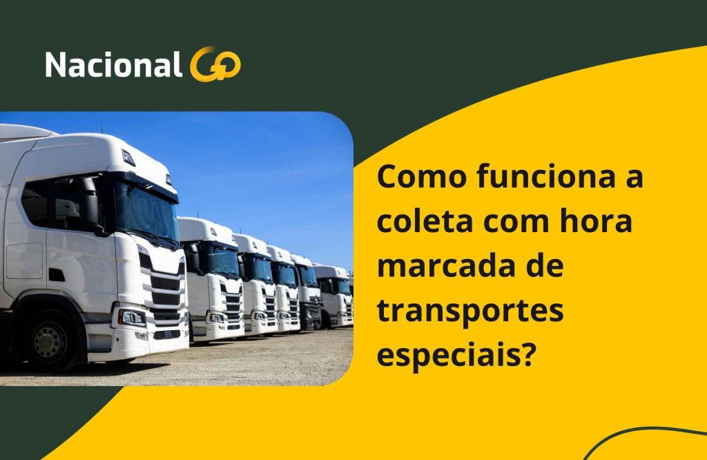 Como funciona a coleta com hora marcada de transportes especiais Como funciona a coleta com hora marcada de transportes especiais