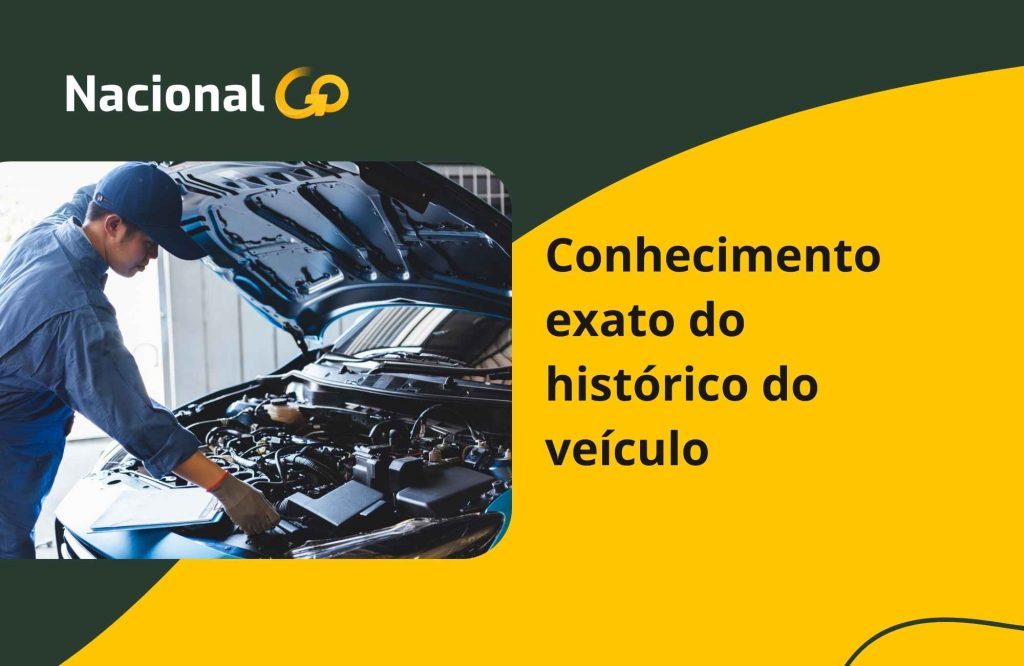 Conhecimento exato do histórico do veículo Conhecimento exato do histórico do veículo