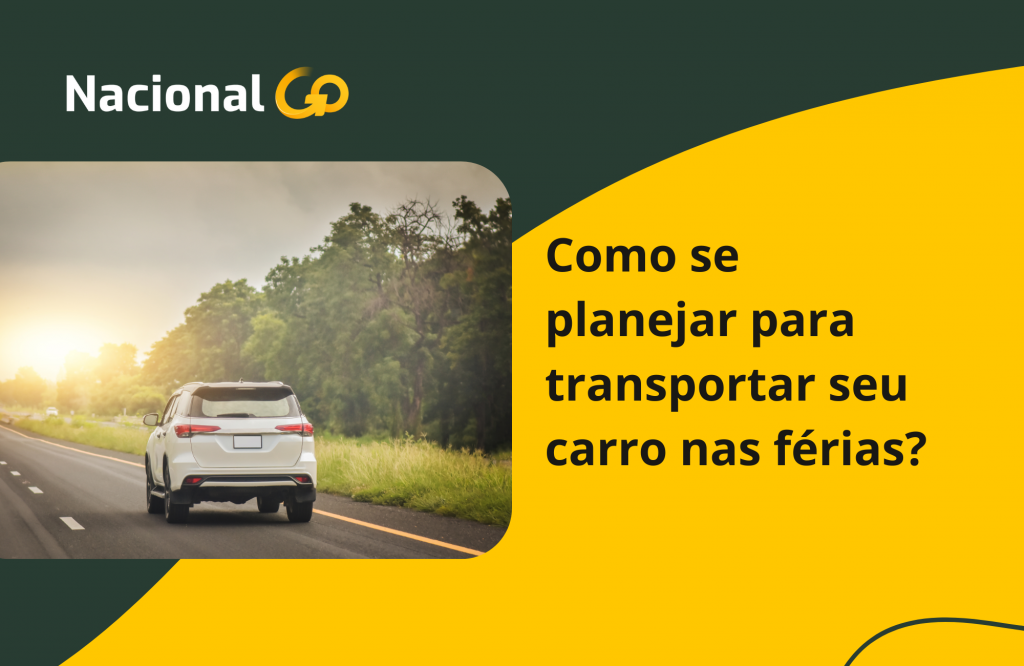 Como se planejar para transportar seu carro nas férias